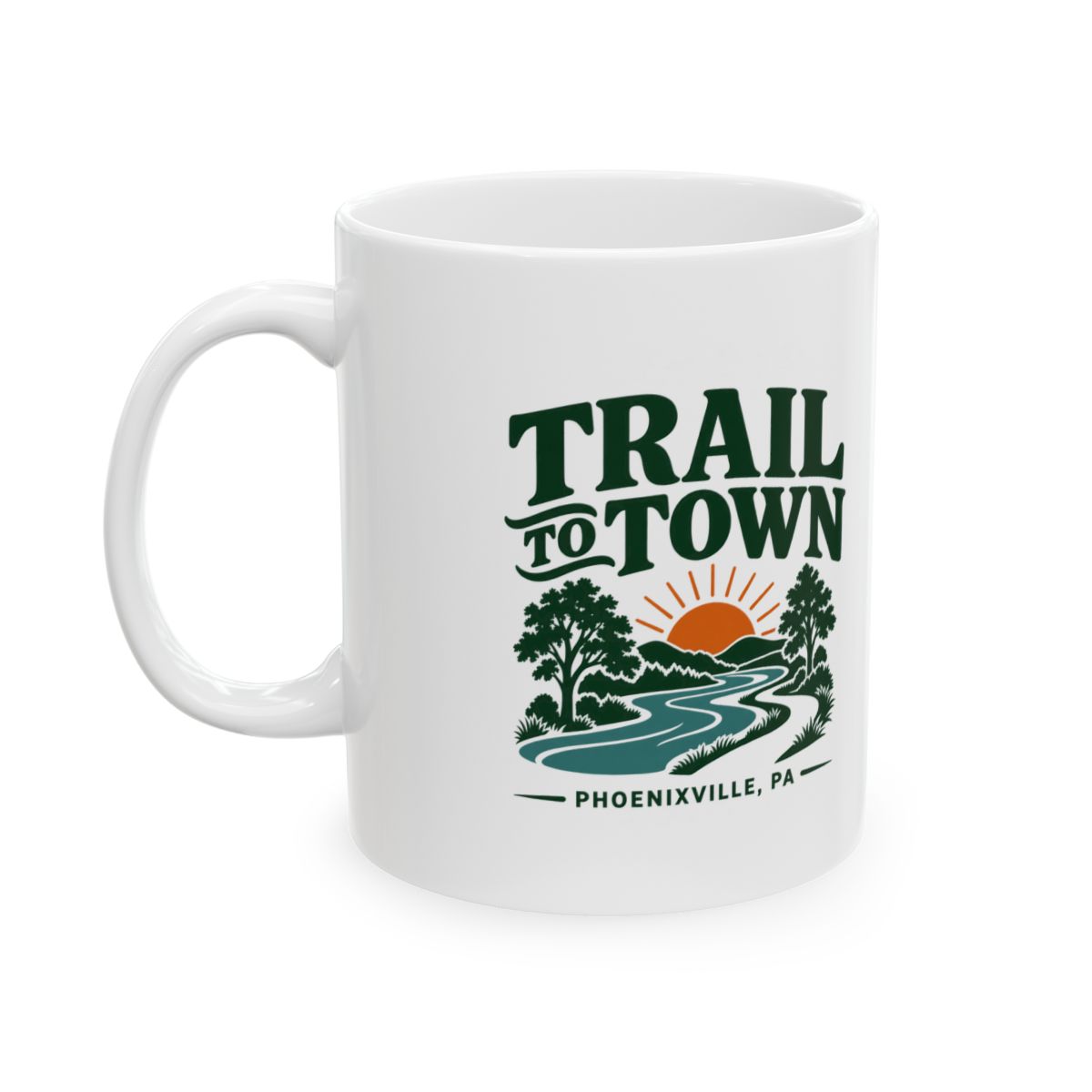 Trail to Town Mug — Printify product mockup