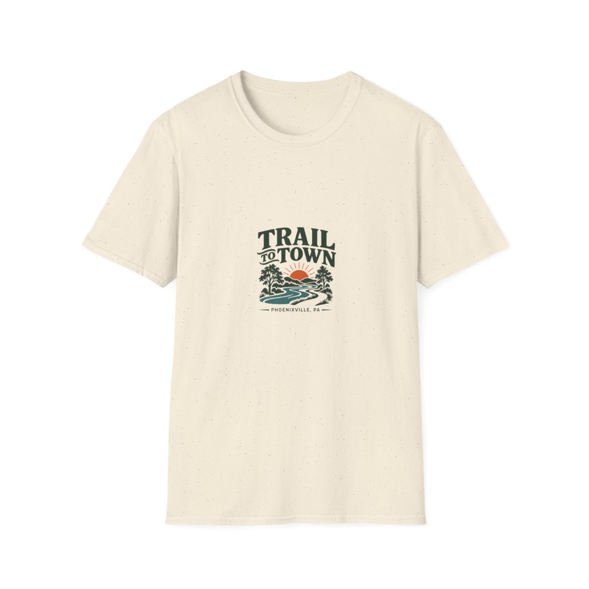 Trail to Town Tee — Printify product mockup