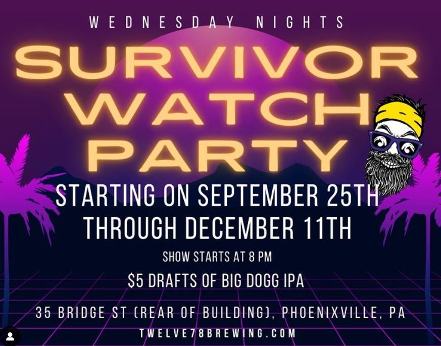 Phoenixville’s Sierra Wright Competes on Season 47 of Survivor: Join the Weekly Viewing Party at Twelve78 Brewing